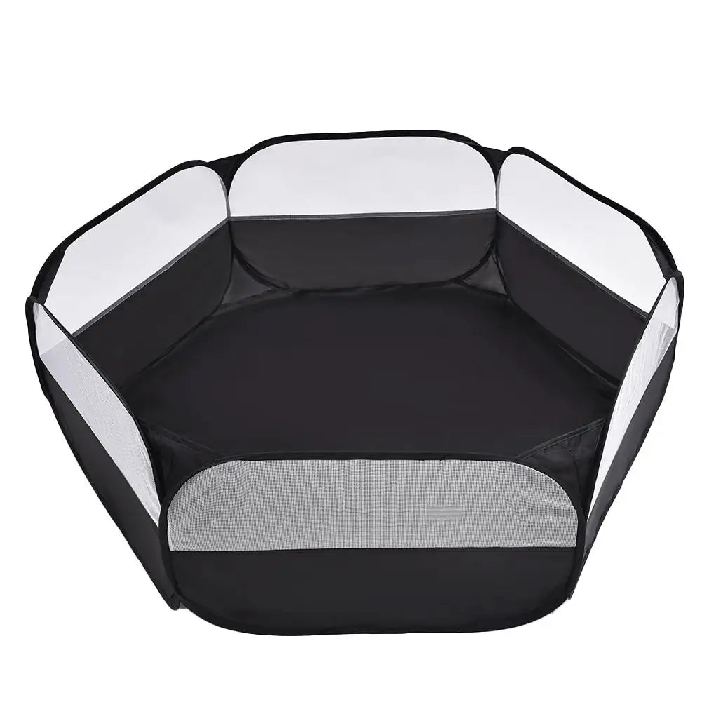 Foldable Pet Playpen Tent – Pop-Up Exercise Fence for Small Animals
