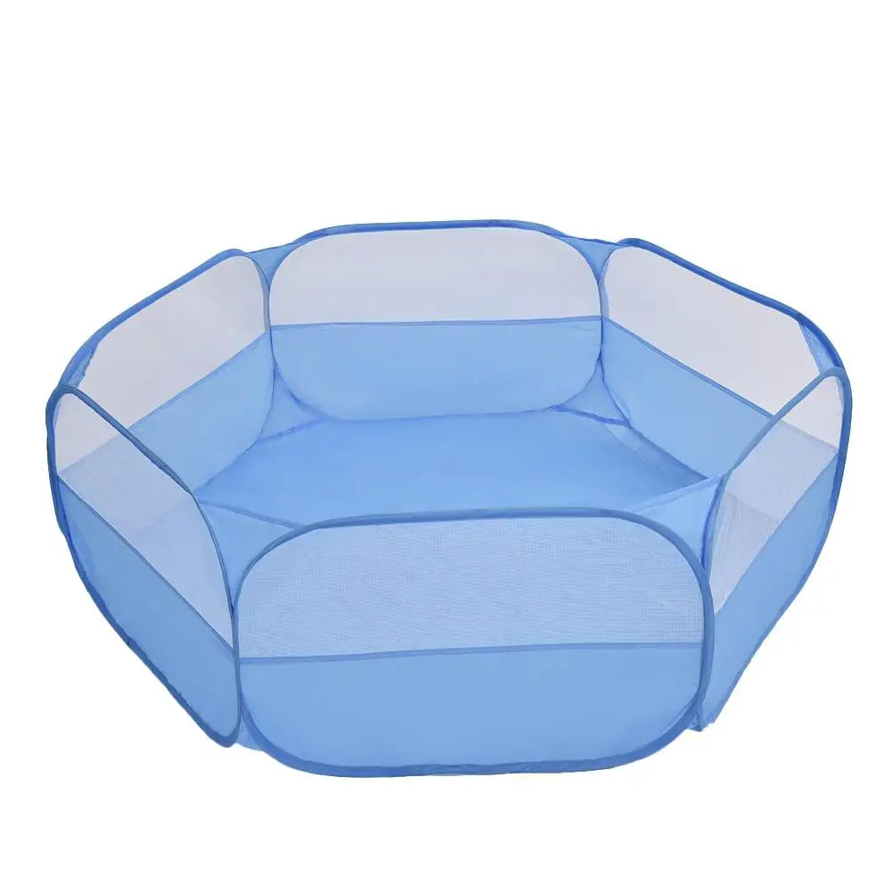 Foldable Pet Playpen Tent – Pop-Up Exercise Fence for Small Animals