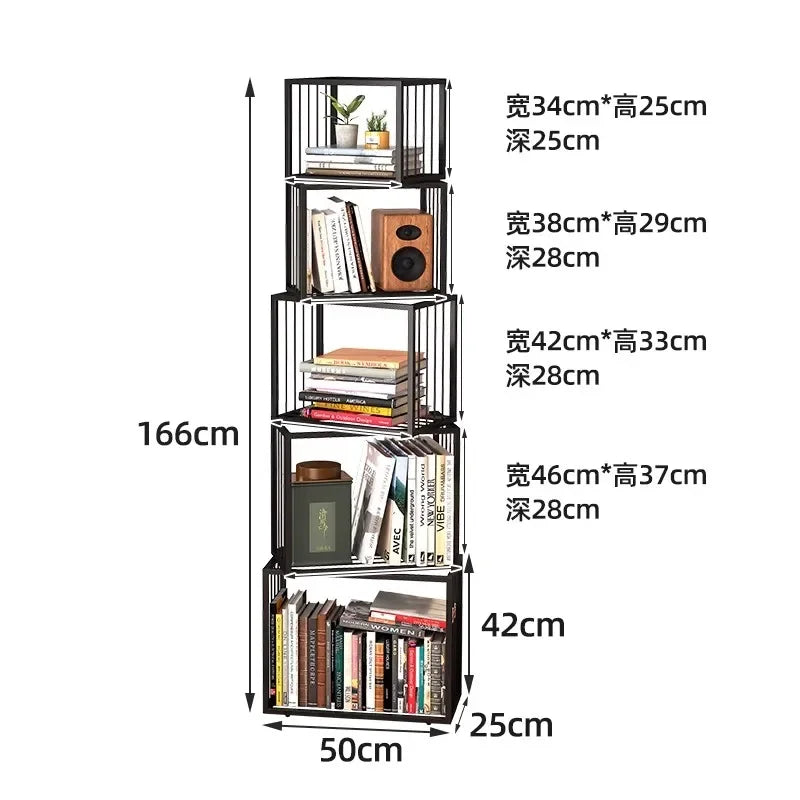 Rotating Boxes Bookshelf  / Storage Rack