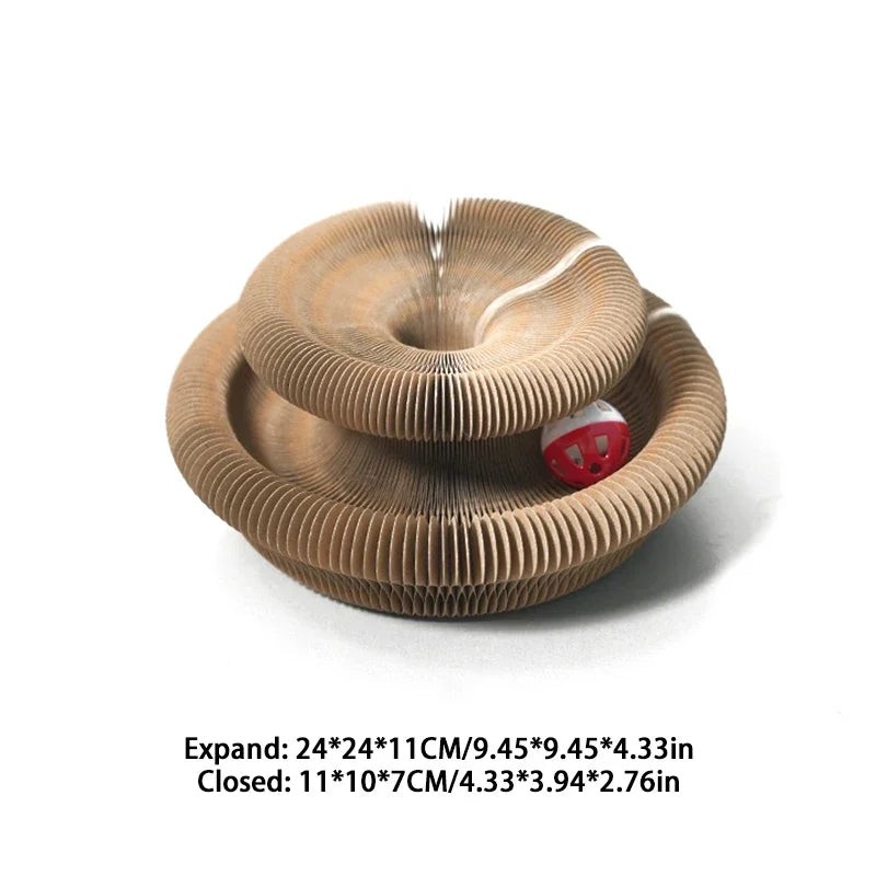 Organ cat scratching cat toy with bell