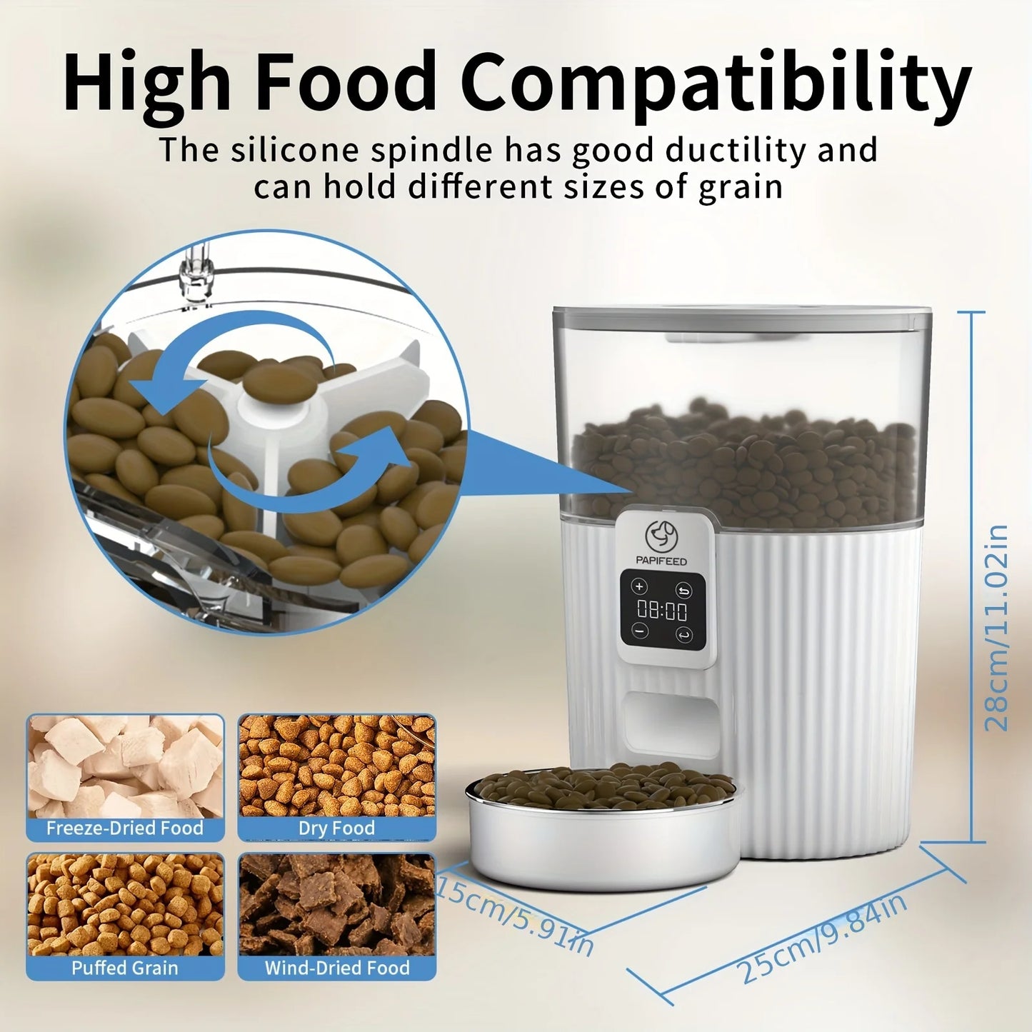 Automatic  Pet Feeder / Dispenser With WIFI Remote