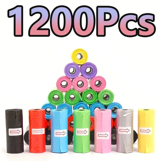 120 Rolls Dog Poop Bags