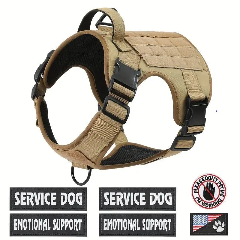 Personalized Nylon Reflective Pet Dog Harness – Adjustable Vest for Small, Medium & Large Dogs | Training & Walking Safety Gear