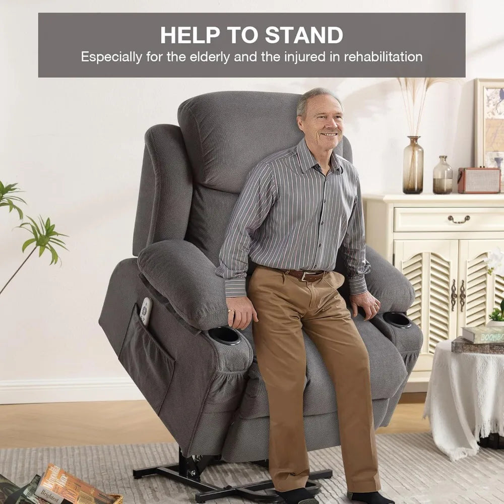 Power Lift Recliner with Heat and Massage