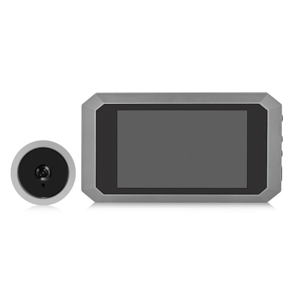 3.97-Inch Digital Door Viewer Peephole Camera – Electronic Magic Eye with Photo & Video Recording, Home Safety Viewfinder for Front Door Security