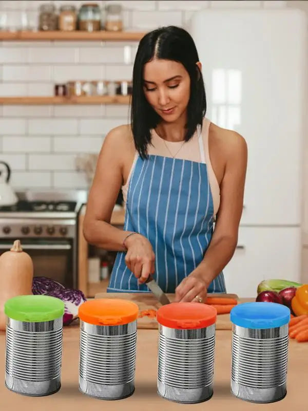 Reusable Silicone Pet Food Can Lid – Universal Fit Dog & Cat Food Cover – BPA-Free Storage Seal Cap for Cans – Daily Pet Feeding Supply