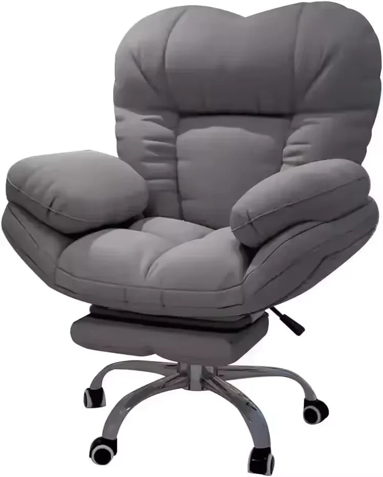 Dark Gray Recliner Gaming Chair with Lift