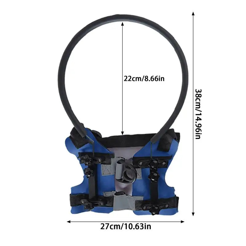 Blind Dog Harness with Bumper Ring – Lightweight Adjustable Guiding Device for Visually Impaired Pets – Safe & Comfortable Blind Dog Accessory