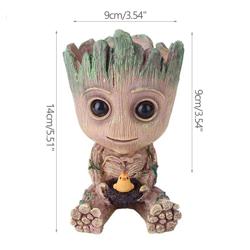 Groot Plastic Garden Vases / Pots For Flowers
