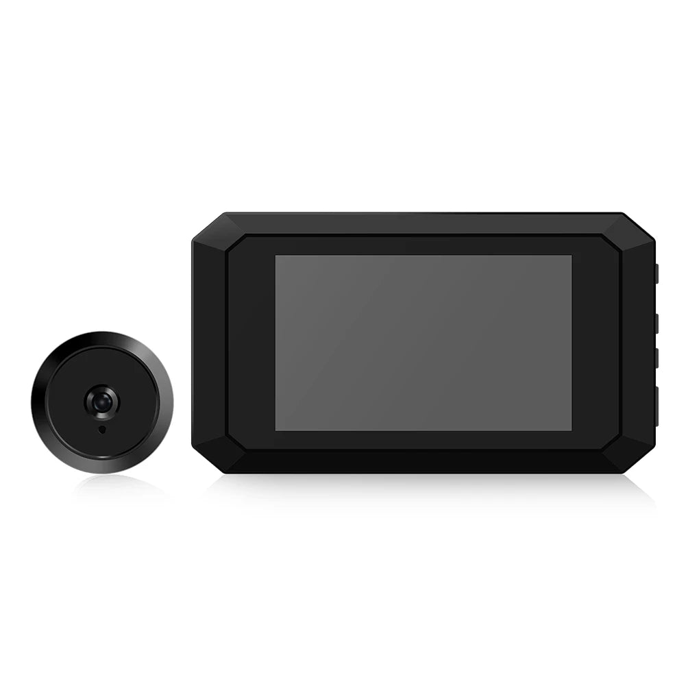 3.97-Inch Digital Door Viewer Peephole Camera – Electronic Magic Eye with Photo & Video Recording, Home Safety Viewfinder for Front Door Security