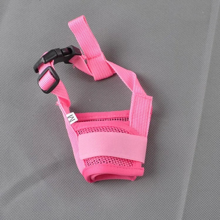 Adjustable Anti-Barking Dog Muzzle – Breathable Mesh Pet Muzzle for Small & Large Dogs with Nylon Straps