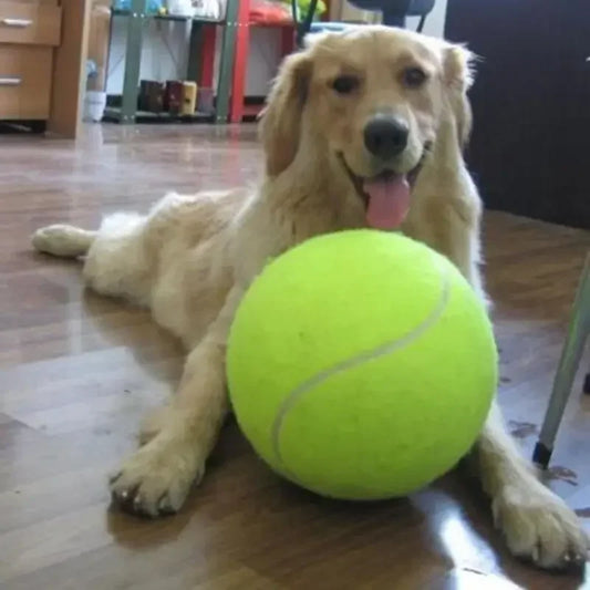Giant Dog Tennis Ball – 7/8/9.5 Inch Jumbo Chew Toy for Dogs, Plush Pet Training Ball for Outdoor Play & Exercise