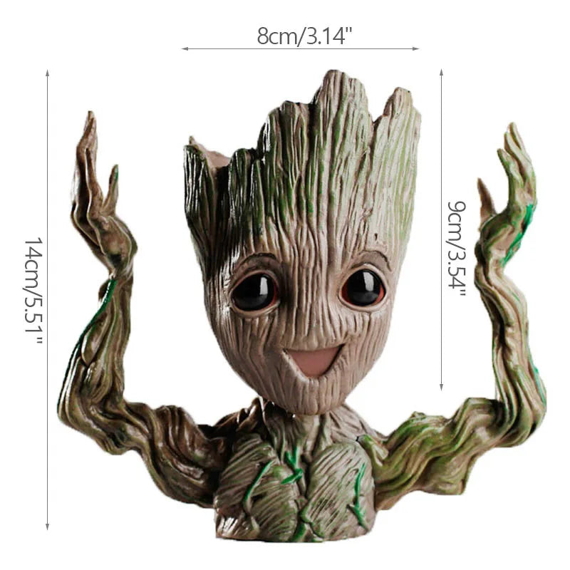 Groot Plastic Garden Vases / Pots For Flowers