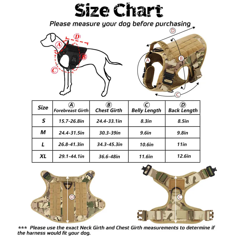 Large Pet Harness And Leash Set