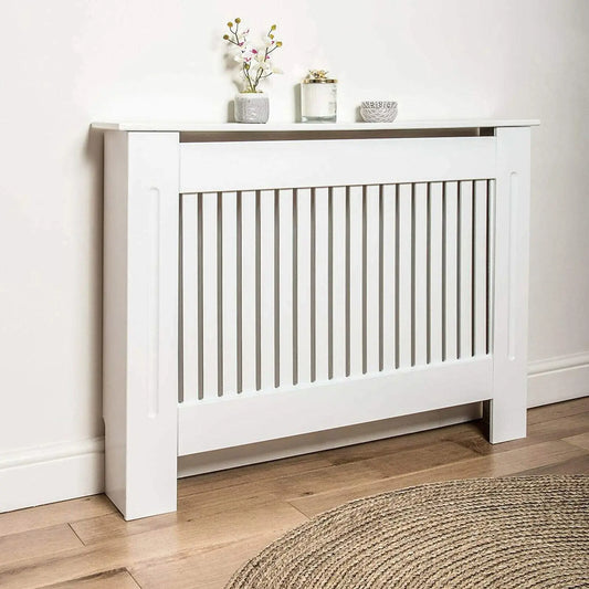 Extra Tall 92CM Radiator Cover MDF Cabinet Grill Shelf Fence Panel Barrier