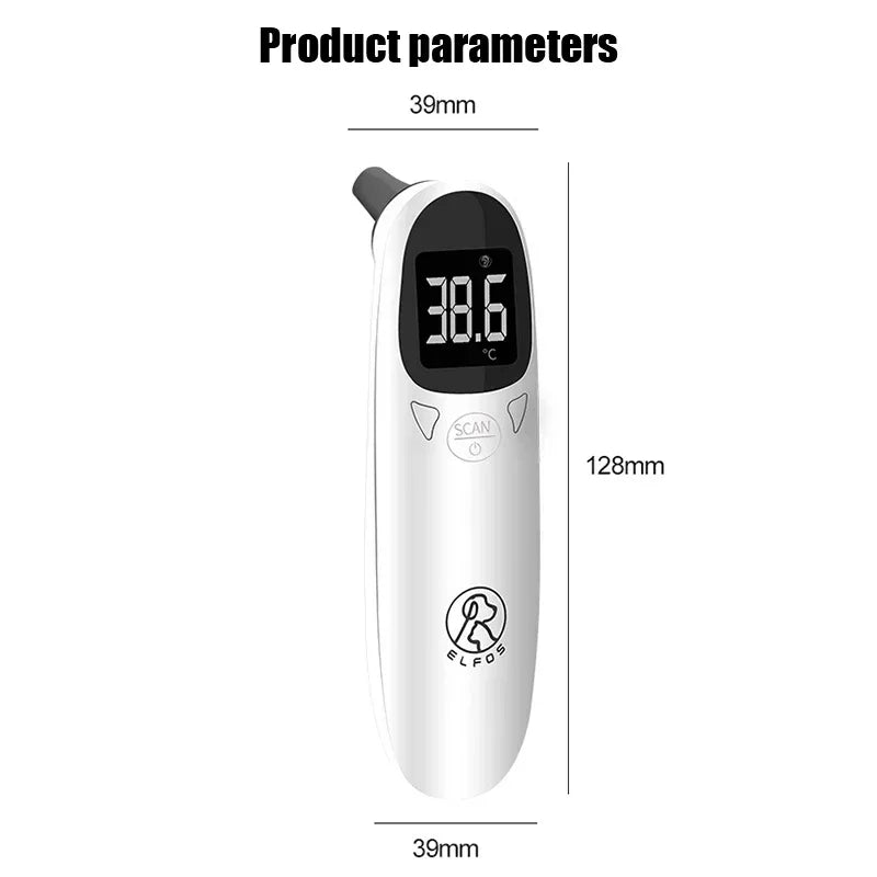 Pet Dog & Cat Ear Digital Thermometer – Non-Contact, Highly Accurate Electronic Temperature Monitor for Home & Clinic Use