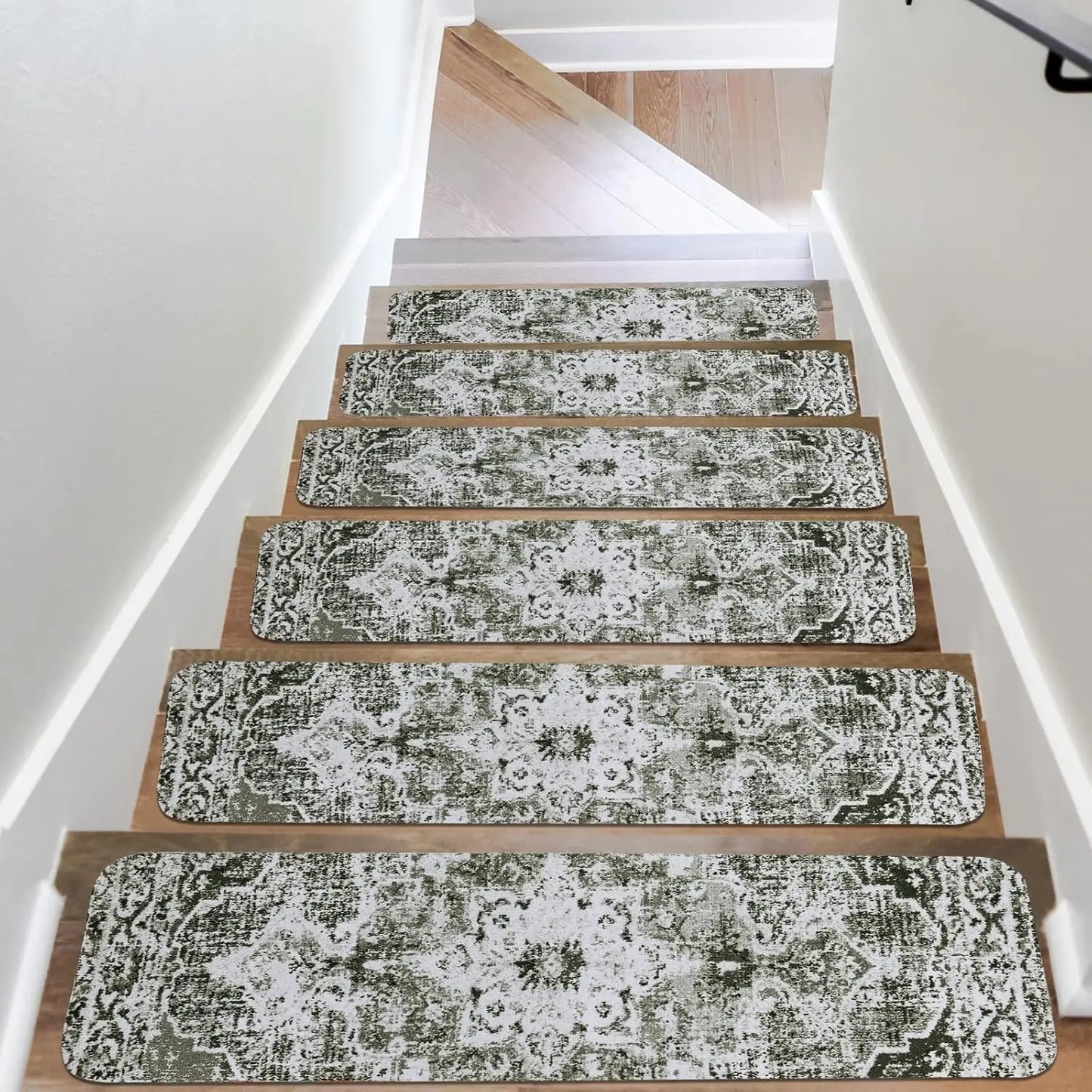 Carpet Stair Treads for Steps Set of 15, 30''X8''