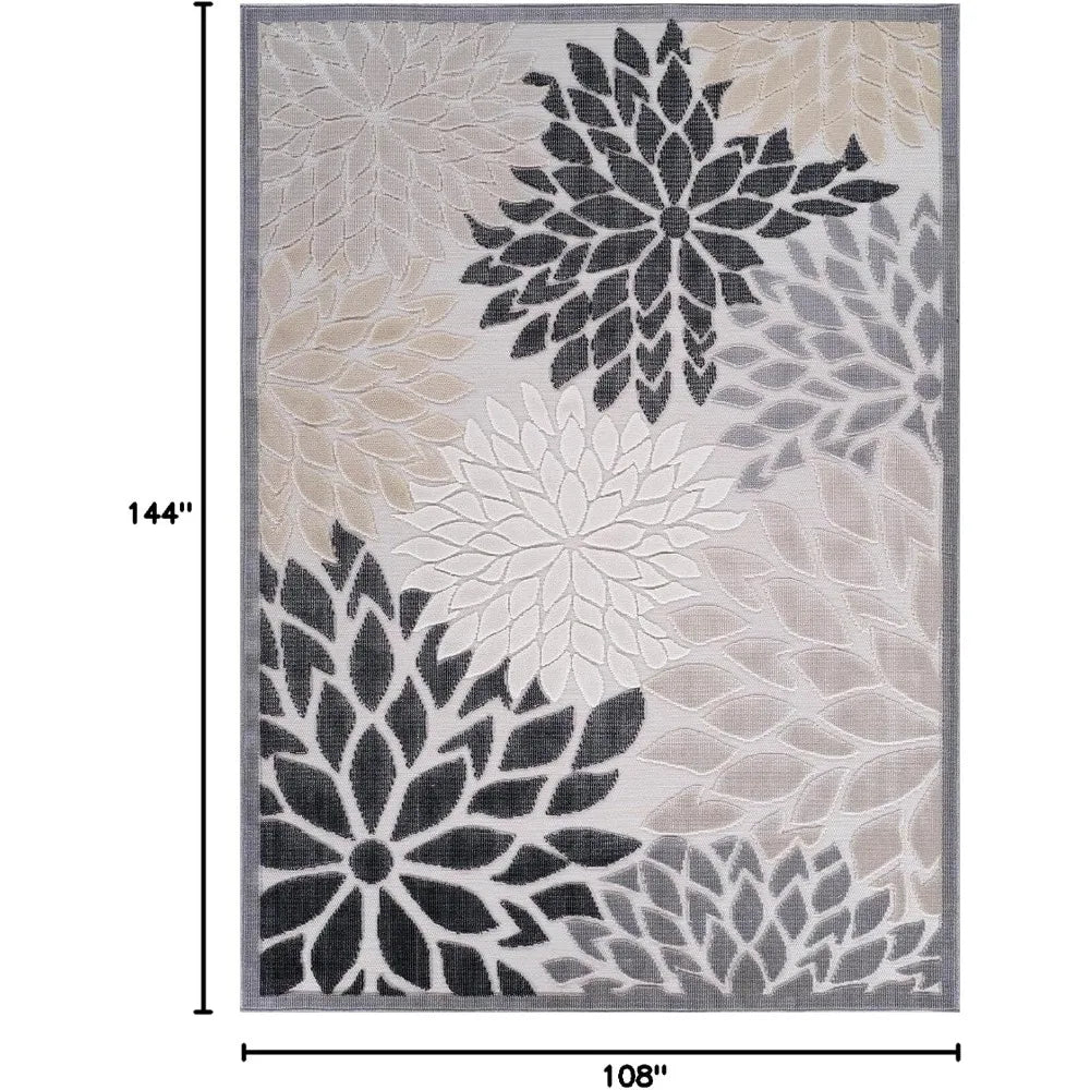 Washable Outdoor Rug – Non-Shedding, Easy-to-Clean Patio Carpet for Indoor & Outdoor Use – Ideal for Porch, Garden, Living Room