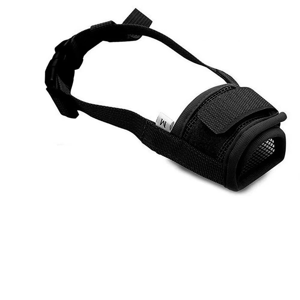 Adjustable Anti-Barking Dog Muzzle – Breathable Mesh Pet Muzzle for Small & Large Dogs with Nylon Straps