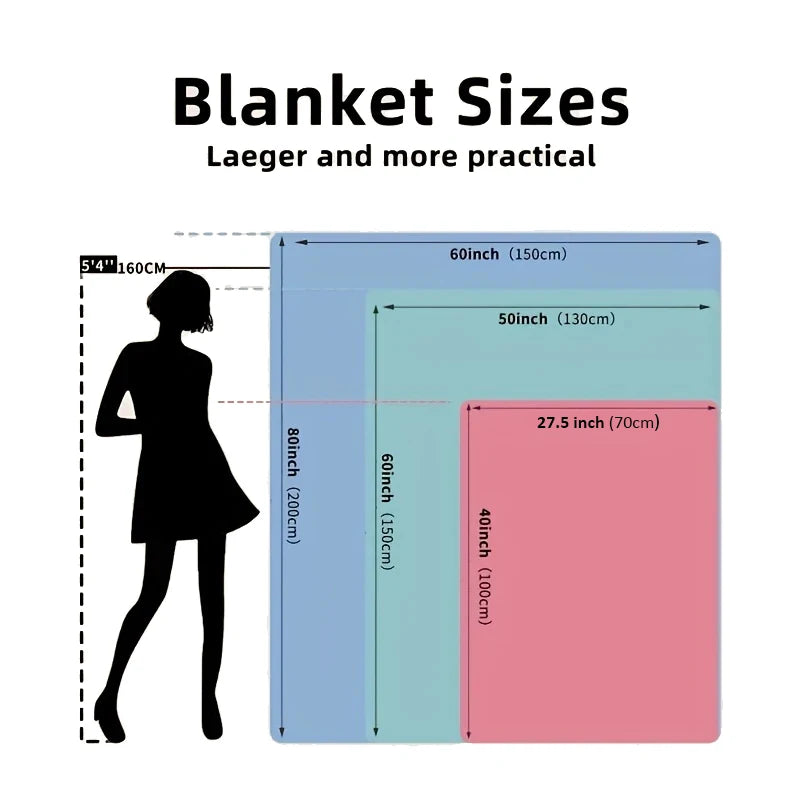 Halloween Checkered Blanket with Pumpkin Patterns – Soft Flannel Cozy Throw for Fall Nights, Home Décor & Gift