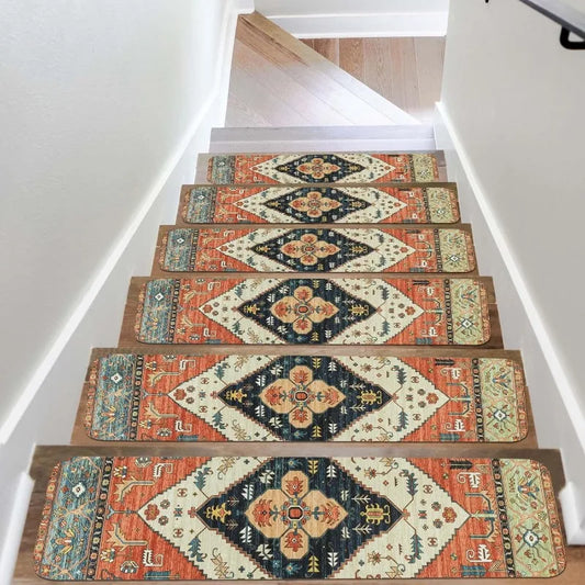 Carpet Stair Treads for Steps Set of 15, 30''X8''
