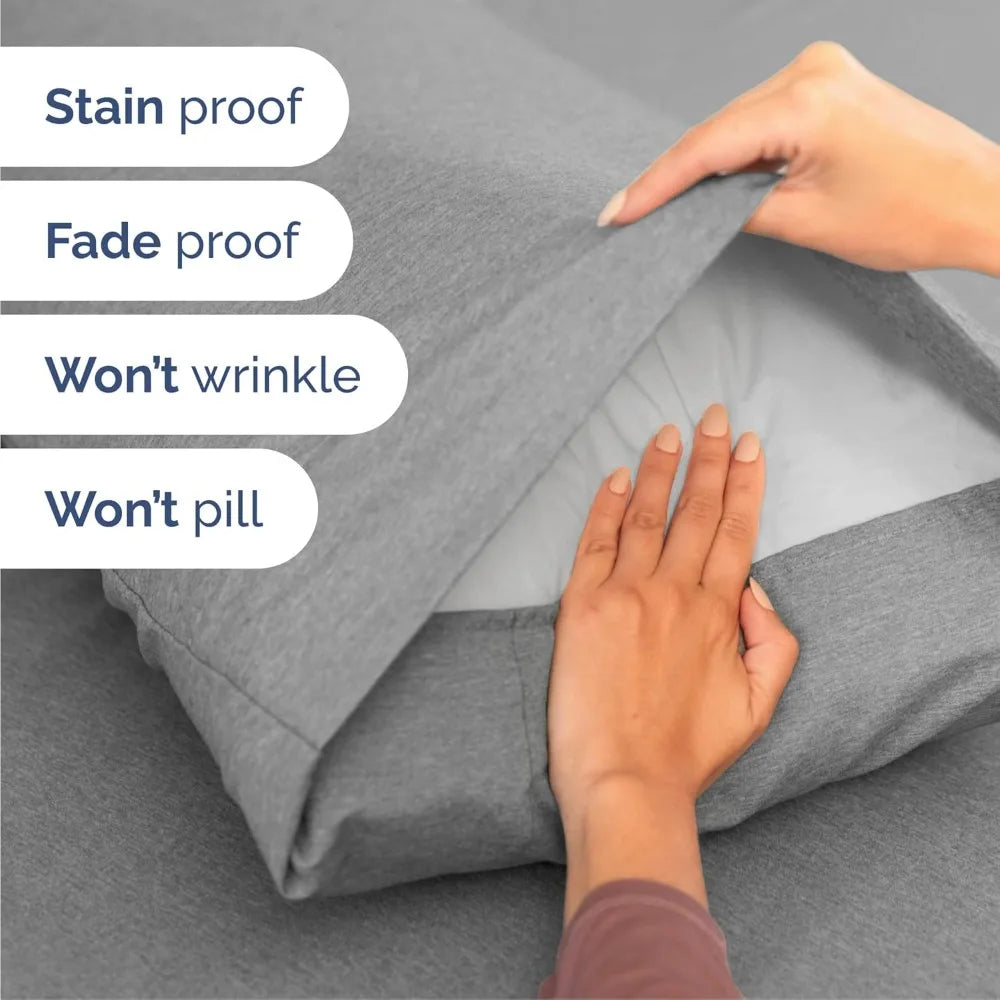 California King 4-Piece Sheet Set – Soft, Breathable & Cooling Hotel Luxury Bedding for Women, Men, Kids & Teens