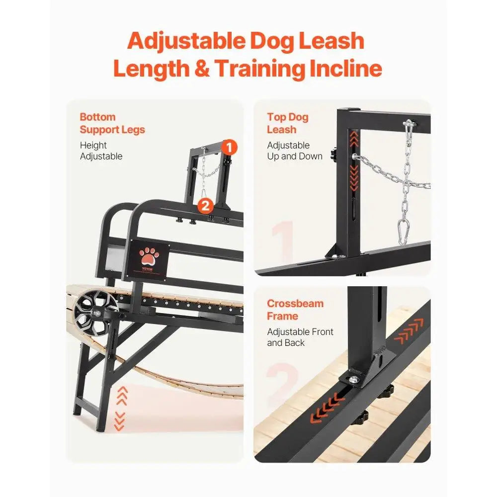 Dog Treadmill for Medium Size Dogs Up to 220 lbs – Indoor Pet Running Treadmill for Exercise & Training