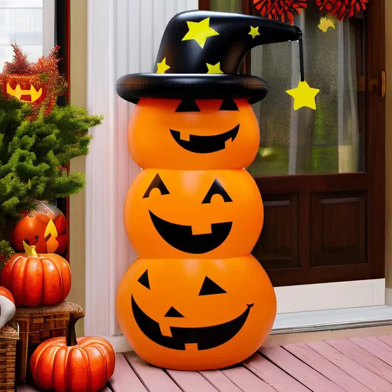 Inflatable Halloween Pumpkin – Blow Up Yard Decoration with LED Lights for Indoor & Outdoor Lawn, Garden, Porch, and Yard