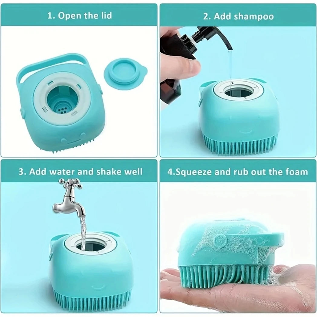 7-Piece Pet Grooming Kit – Complete Home Care Set for Dogs & Cats | Hair Removal Comb, Flea Comb, Shampoo Brush, Nail Clippers, Toothbrush & More
