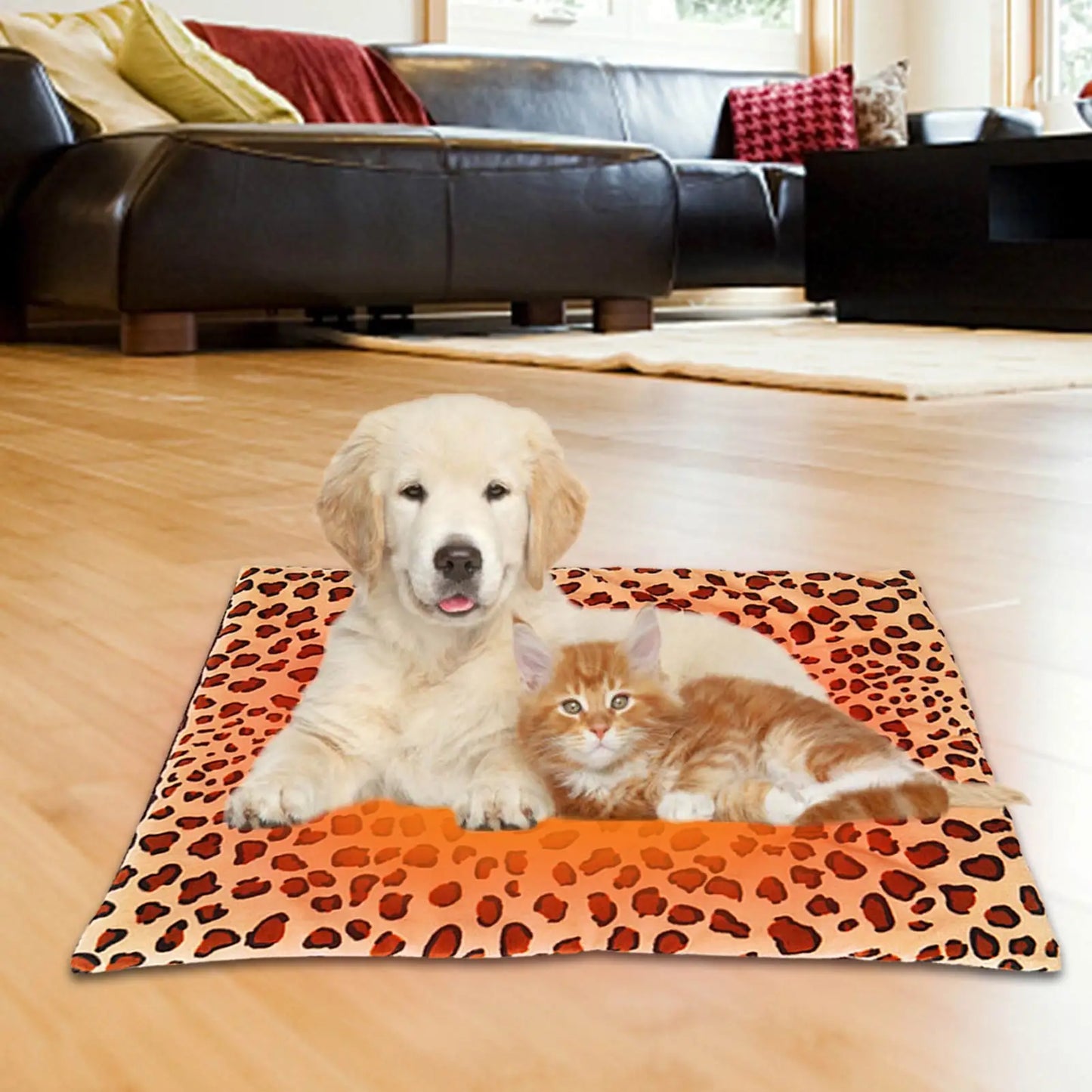 Pet Heating Pad Dog Cat Puppy Electric Warm Mat Bed USB Indoor Dog Temperature Three-speed Adjustable Heating Mat