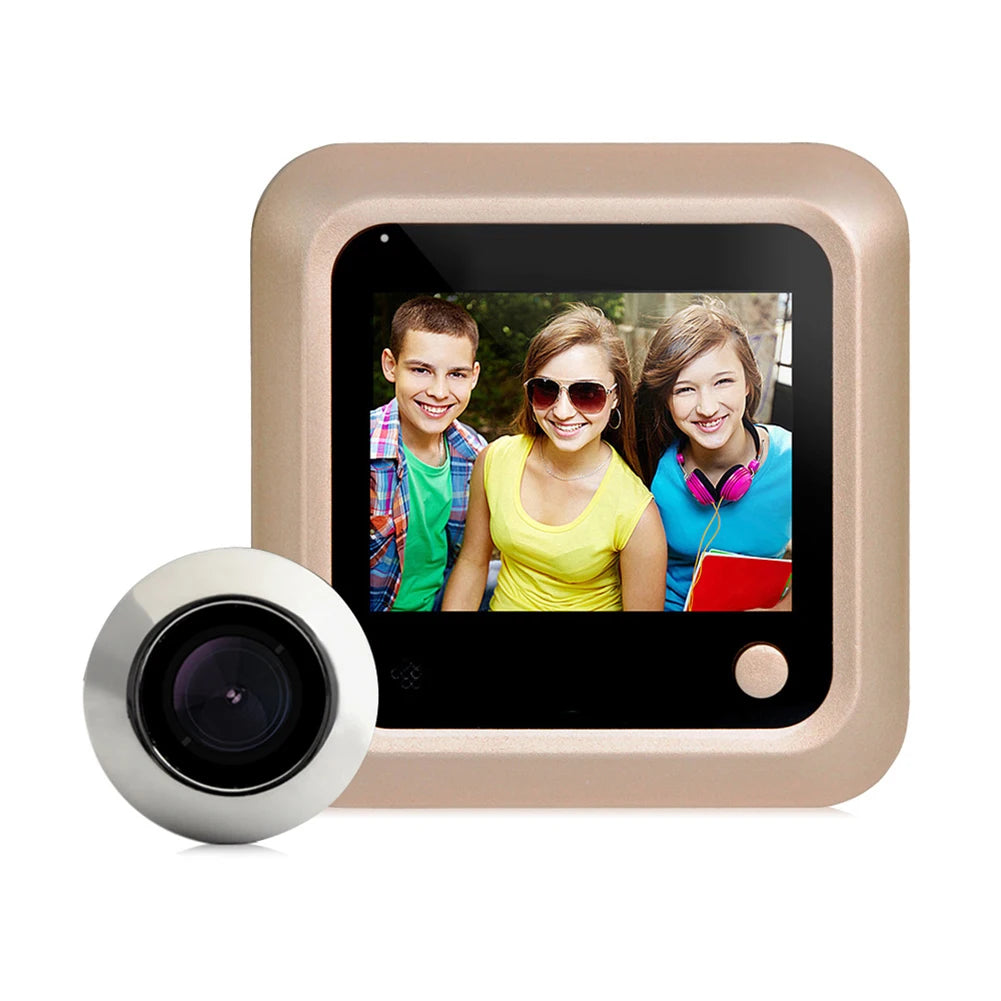 3.97-Inch Digital Door Viewer Peephole Camera – Electronic Magic Eye with Photo & Video Recording, Home Safety Viewfinder for Front Door Security