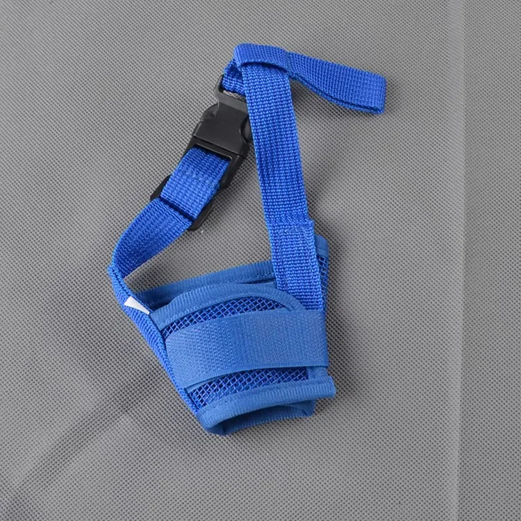 Adjustable Anti-Barking Dog Muzzle – Breathable Mesh Pet Muzzle for Small & Large Dogs with Nylon Straps
