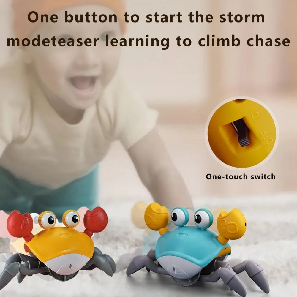 Interactive Dancing Crab Toy for Dogs & Cats – Musical, Moving Pet Toy with Lights & Sounds for Play and Stimulation