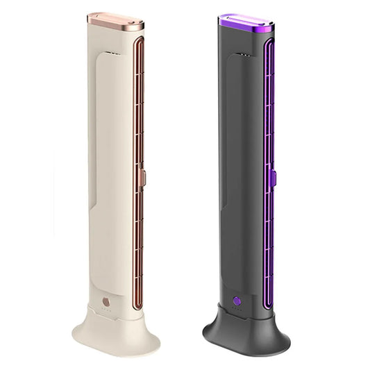 Bladeless Oscillating Fan – Space-Saving Air Cooling Fan for Bedroom, Home, Office, Quiet Tower Fan for Personal Room Comfort