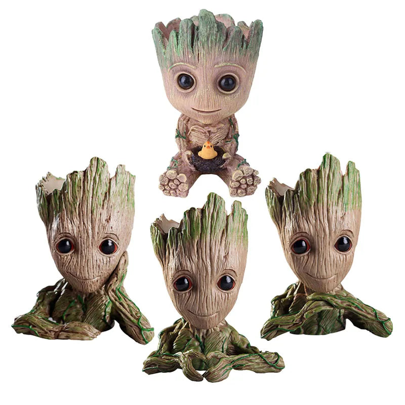 Groot Plastic Garden Vases / Pots For Flowers