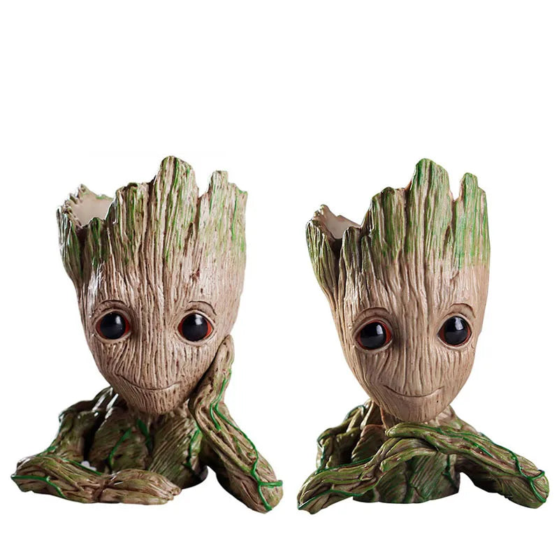 Groot Plastic Garden Vases / Pots For Flowers
