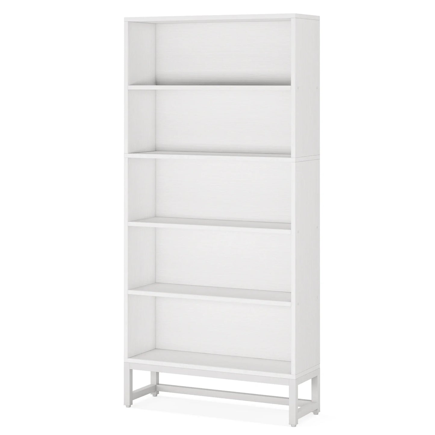 Large Heavy Duty Bookcase 70.8” with LED Lights