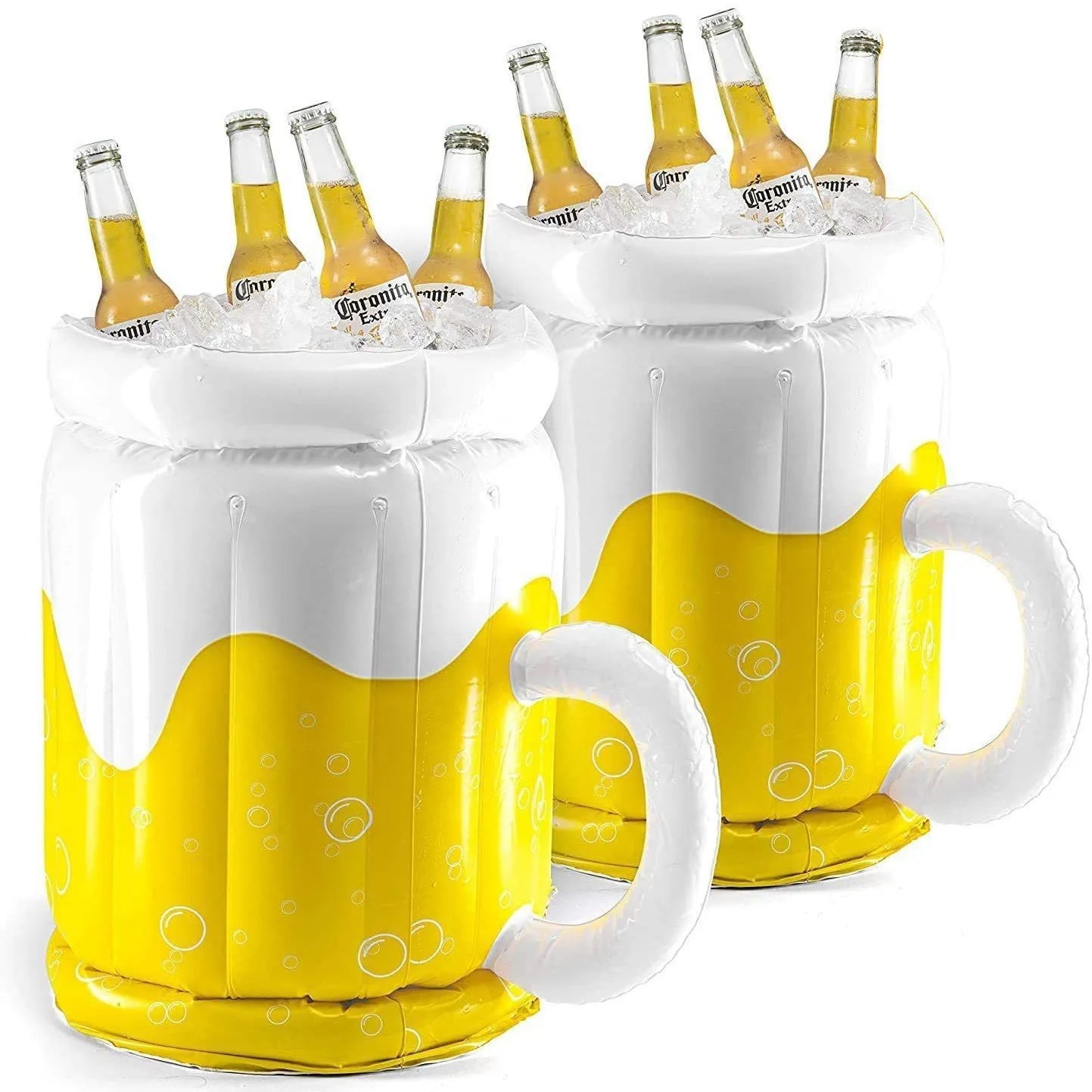 PVC Inflatable Ice Bucket – Summer Drink Cooler & Beverage Tray for Pool, BBQs, and Outdoor Parties