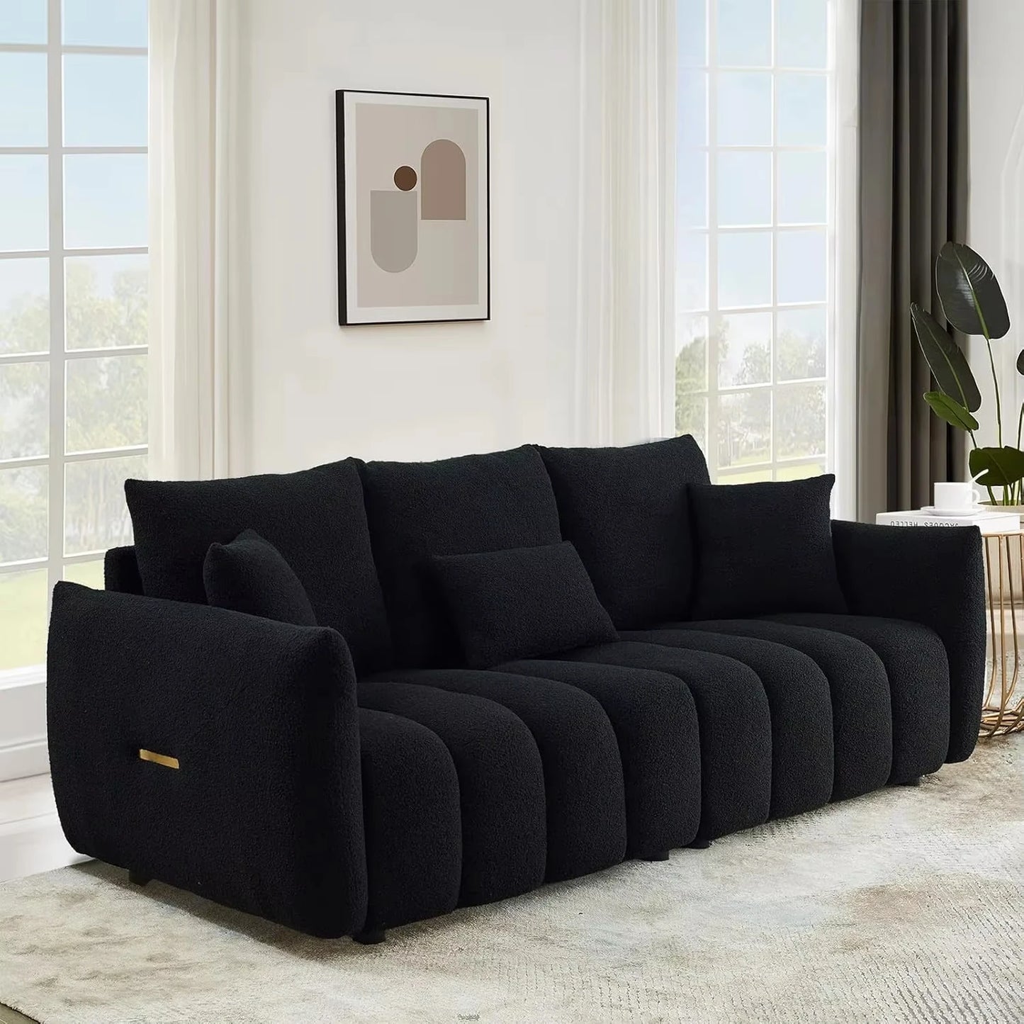 82" Modern Oversized 3 Seater Sofa / Couch