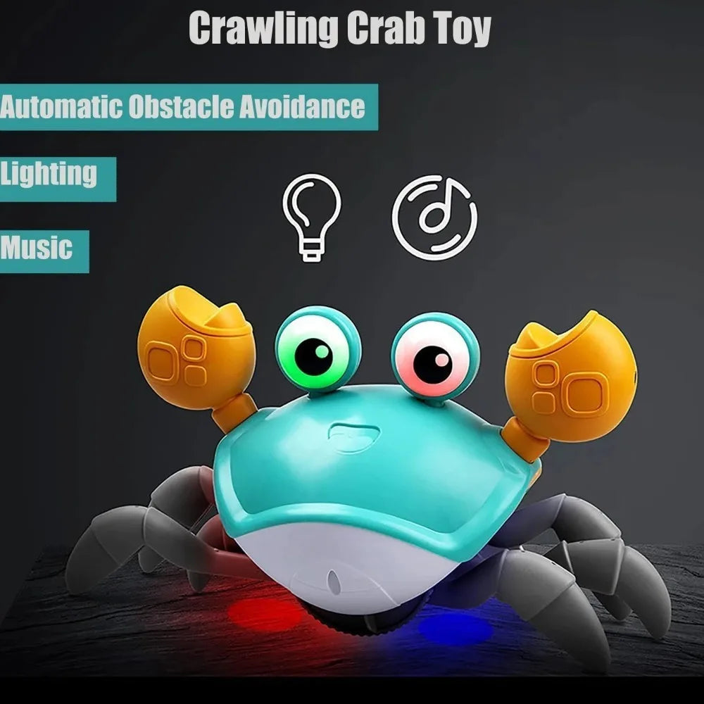 Interactive Dancing Crab Toy for Dogs & Cats – Musical, Moving Pet Toy with Lights & Sounds for Play and Stimulation