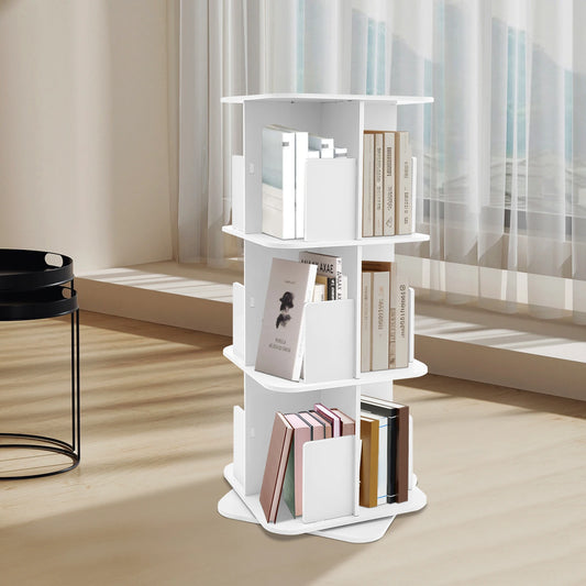 3 Tier  360° Rotating Standing Bookcase