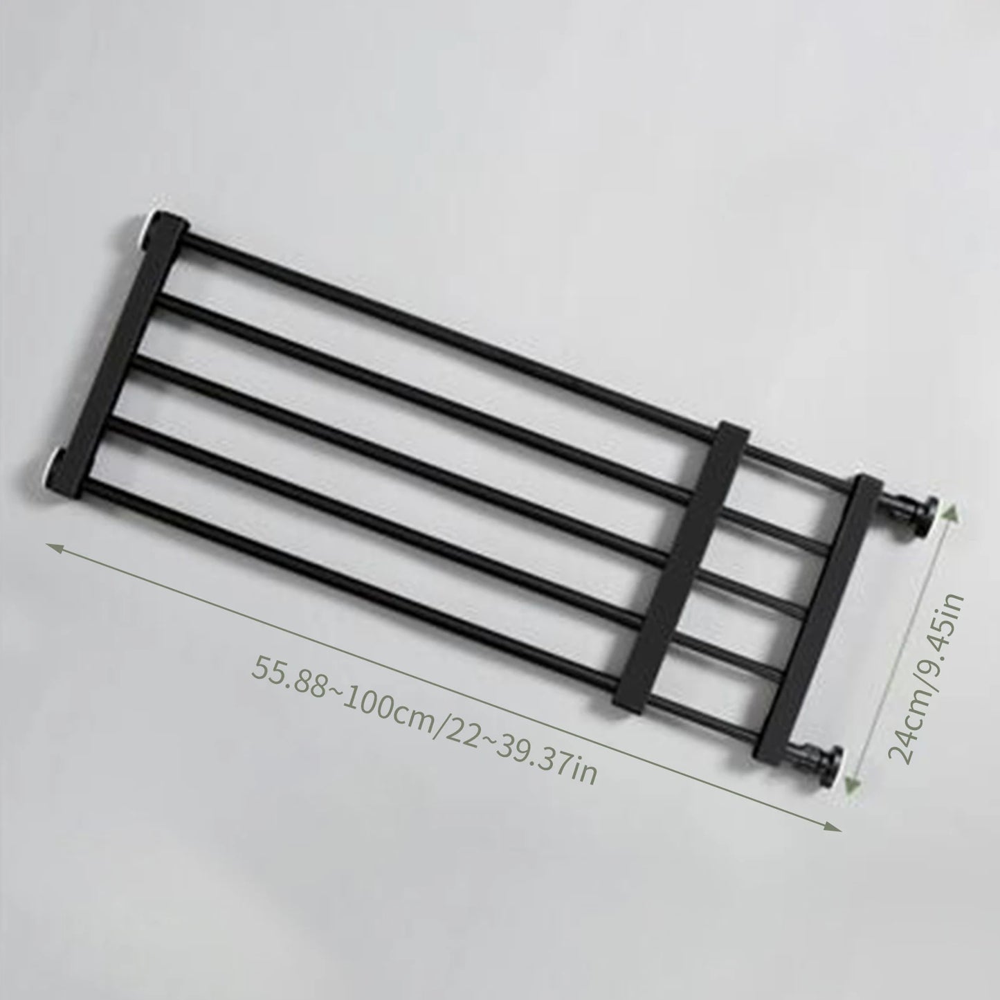Adjustable Pet Railing Isolation Door – Indoor Safety Fence for Cats & Small Dogs (Length 55.8–100cm)