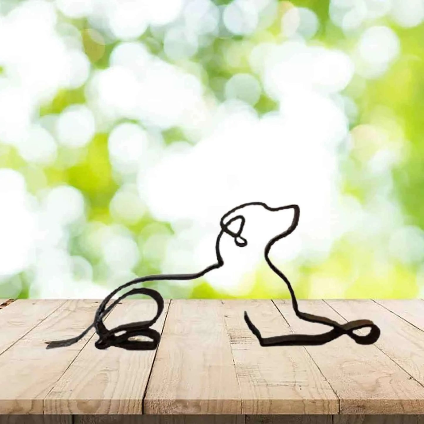 Metal Statue Abstract Dog Sculpture Animal Collection Decoration Living Room Study Decoration home decor for living room