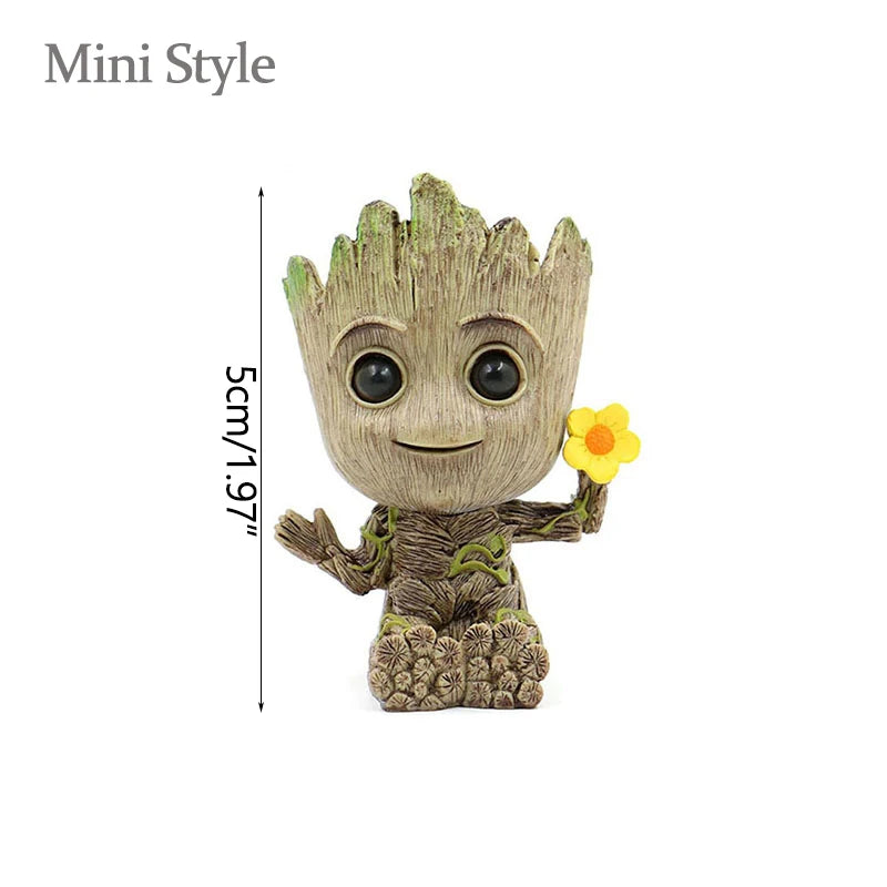 Groot Plastic Garden Vases / Pots For Flowers