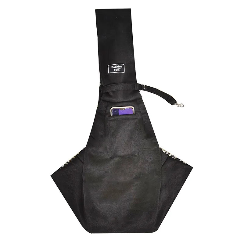 Crossbody breathable dog or cat folding pet bag