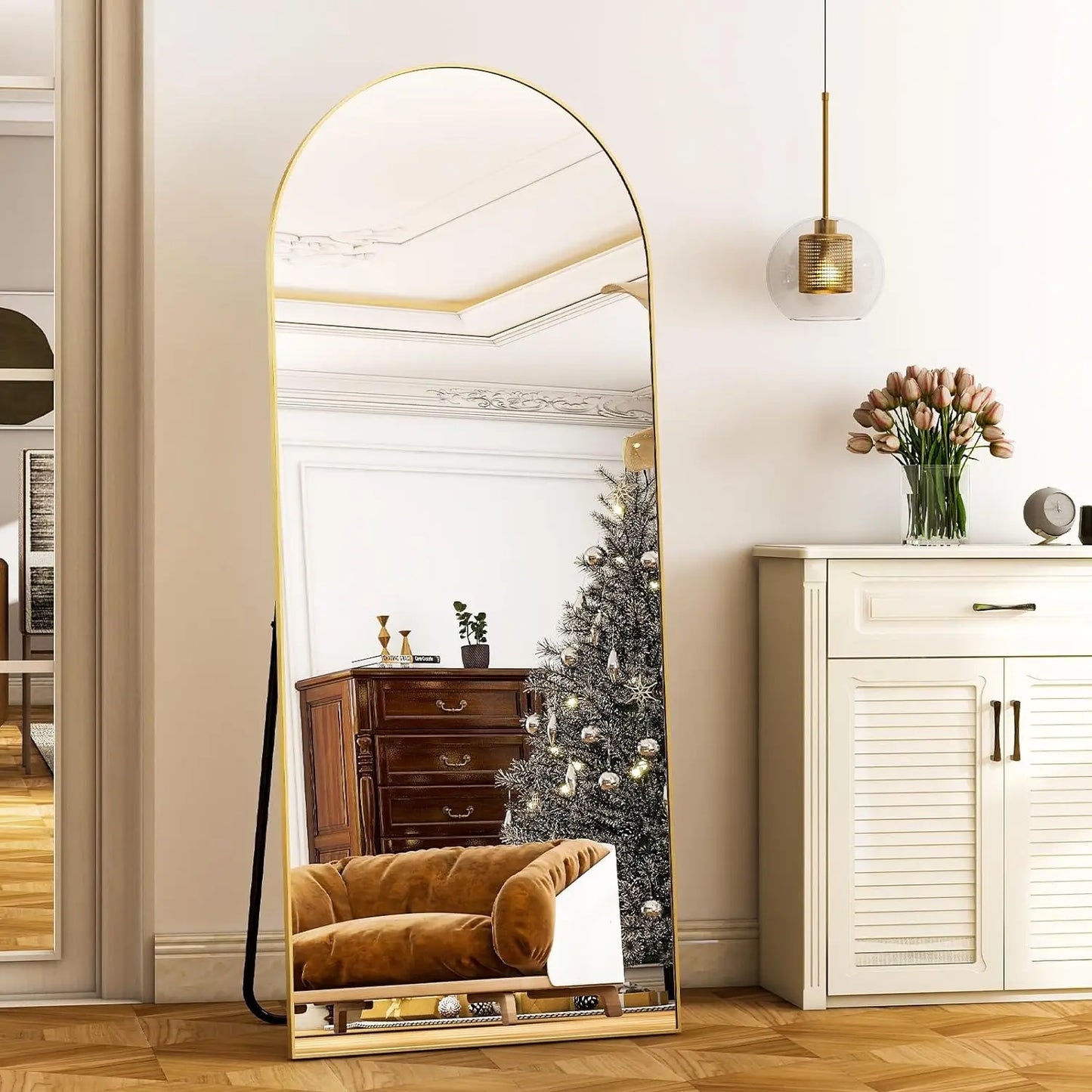 26" x 71" Full Length Mirror - Aluminum Alloy Frame Full Body Mirror