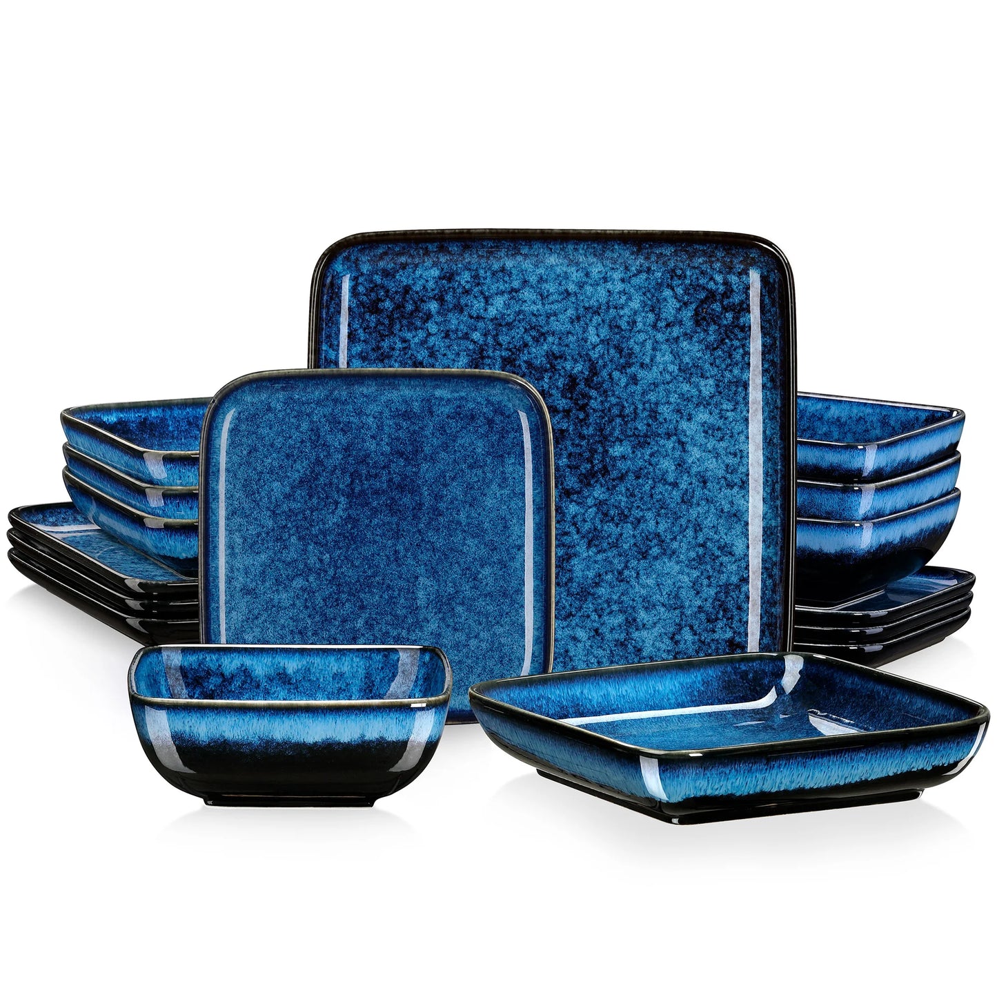 Vancasso Stern 16 Piece Ceramic Kitchen Dinnerware for 4 people
