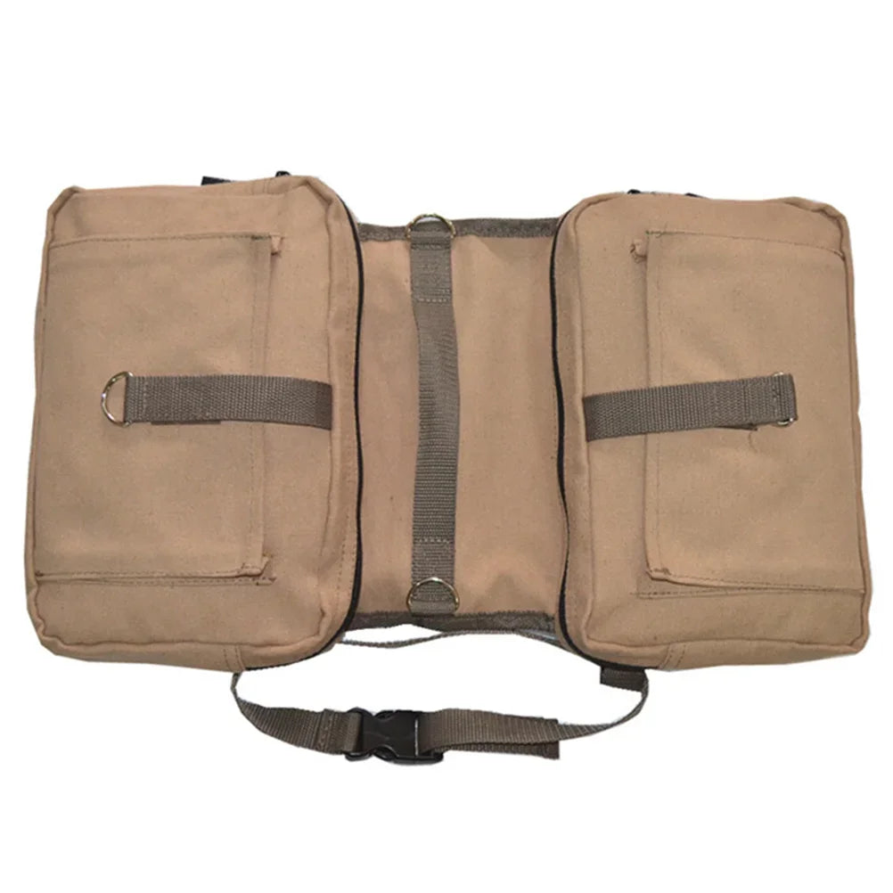 Dog Hiking Saddle Bag – Outdoor Travel & Camping Dog Backpack with Adjustable Straps for Medium & Large Dogs