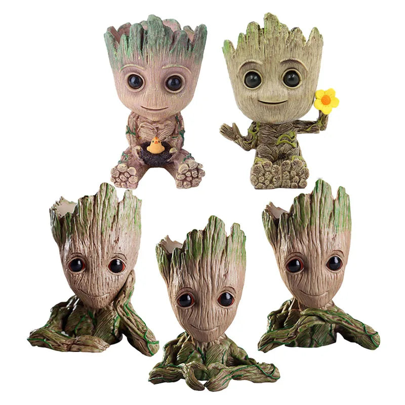 Groot Plastic Garden Vases / Pots For Flowers
