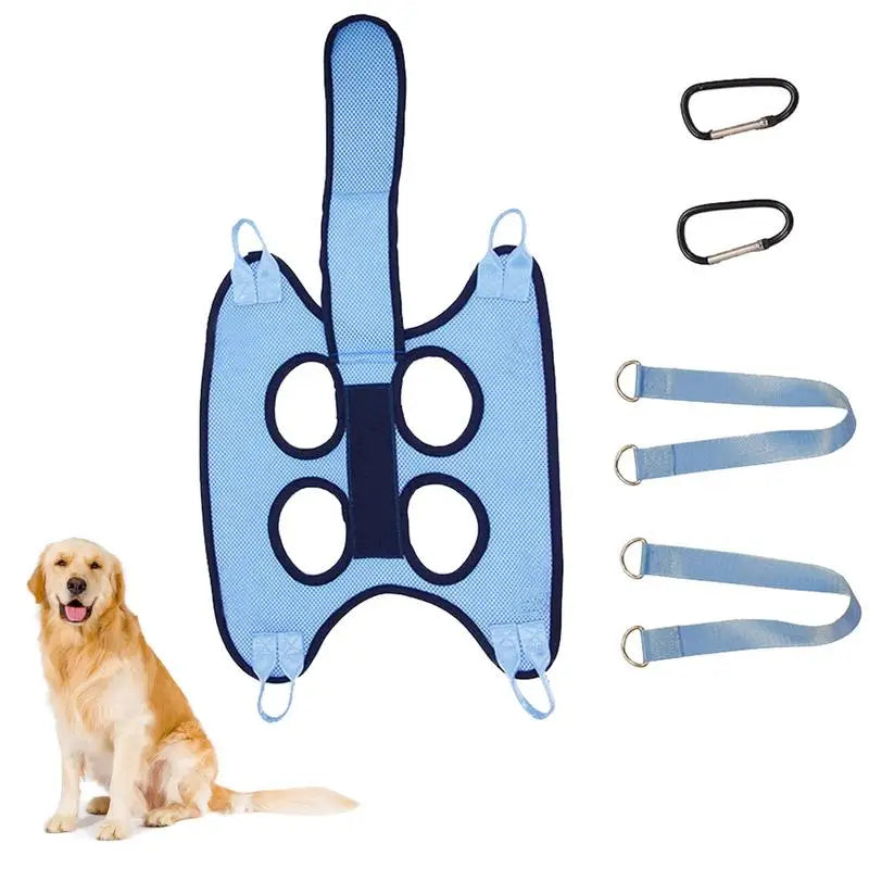 Anti Scratch Pet  Grooming Hammock  With Security Strap